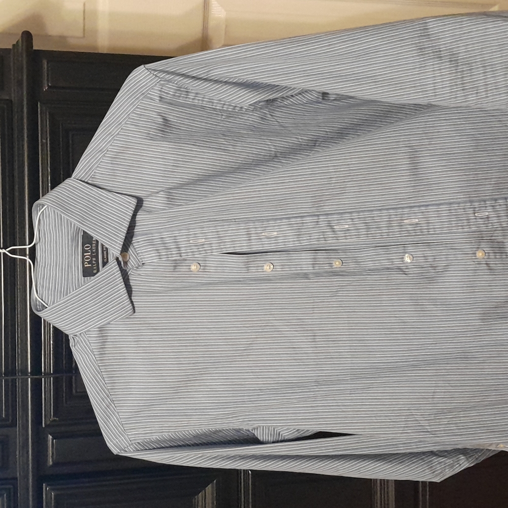 Men's polo dress shirt